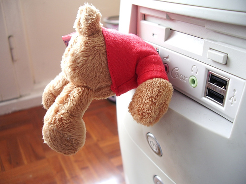 The Fuzzy Wuzzy Teddy Bear USB Drive 